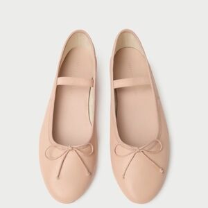 Loeffler Randall Leonie Blush Pink Ballet Flats with Strap Size 9